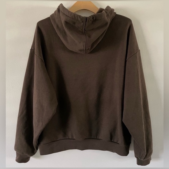 ALO Yoga Accolade Hoodie Size L Brown Expresso - Picture 9 of 9